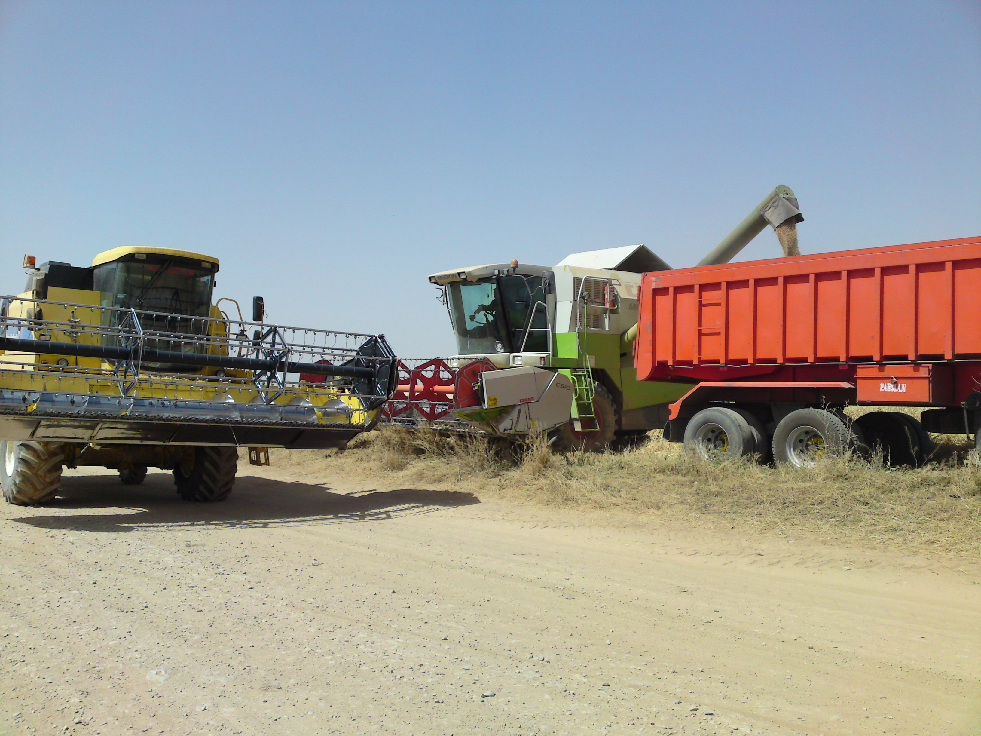 Grain combine harvester research